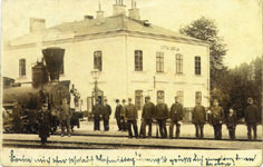 Železniška postaja Litija leta 1905